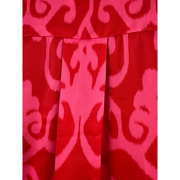 Sheridan French Ruby Azaleas Natalie 100% Poly Silk Pink Blouse Size XS - Picture 8 of 15